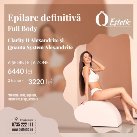Ofertă epilare definitivă Full Body abonament – laser Alexandrite